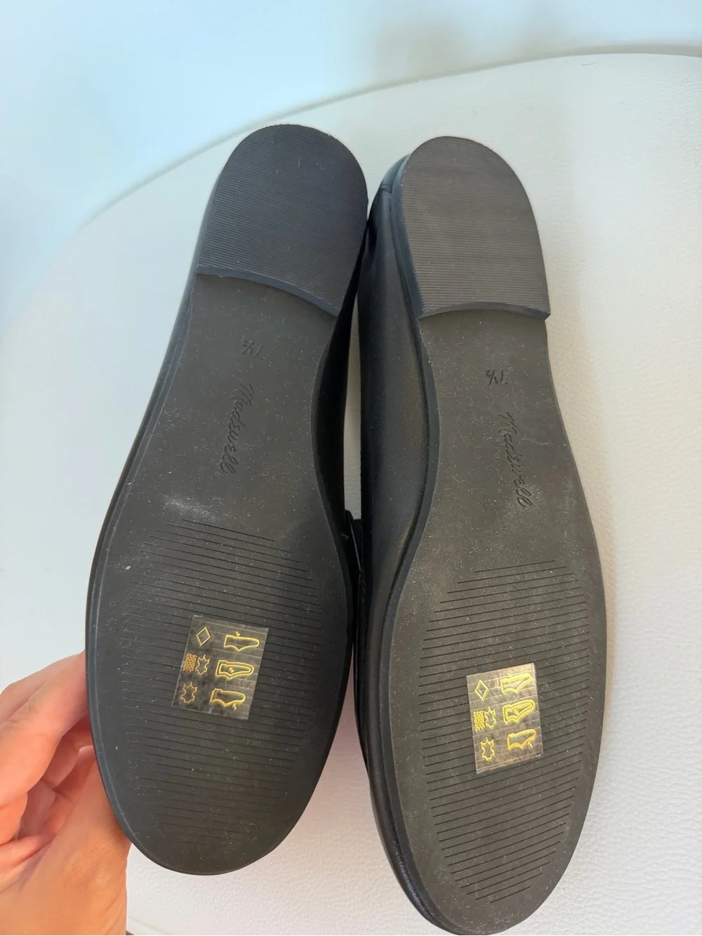 Madewell The Classic Black Leather Loafers - NWT Size 7.5